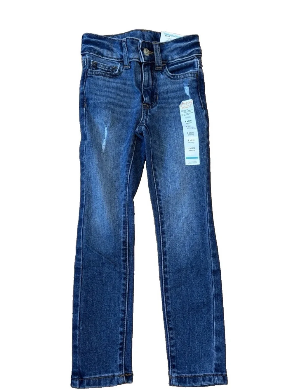 Girls Jumping Beans Pullover Hoodie & Distressed Skinny Jeans - Size 4 Slim